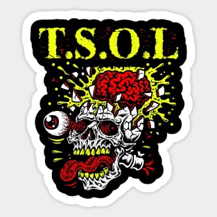 T.S.O.L BAND Sticker